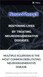 Mobile Screenshot of neurotheryx.com